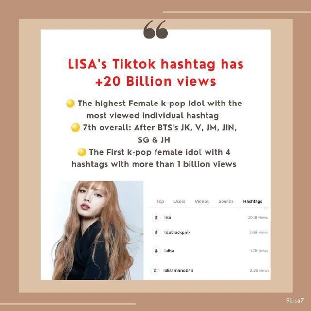 lisa的tiktok名叫什么？