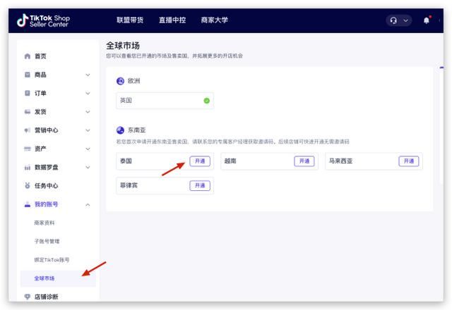 tiktok海外開店流程？